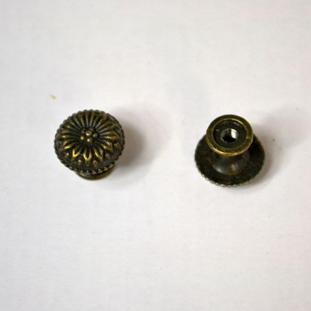 Accesorii metalice - maner-tip-buton-metal-decorativ-1,7-cm