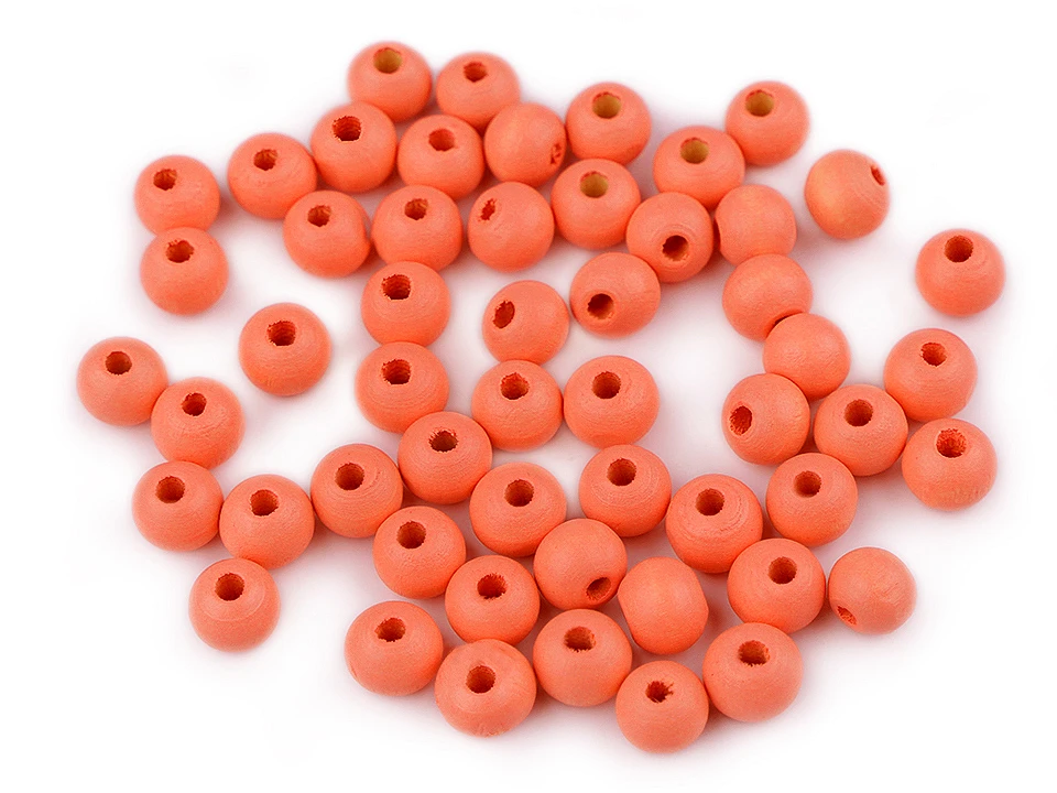 Bile, cercuri, prinsori - margele-lemn-color-10mm-8gr-200896