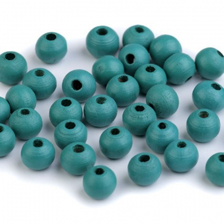Bile, cercuri, prinsori - margele-lemn-color-10mm-8gr-200896