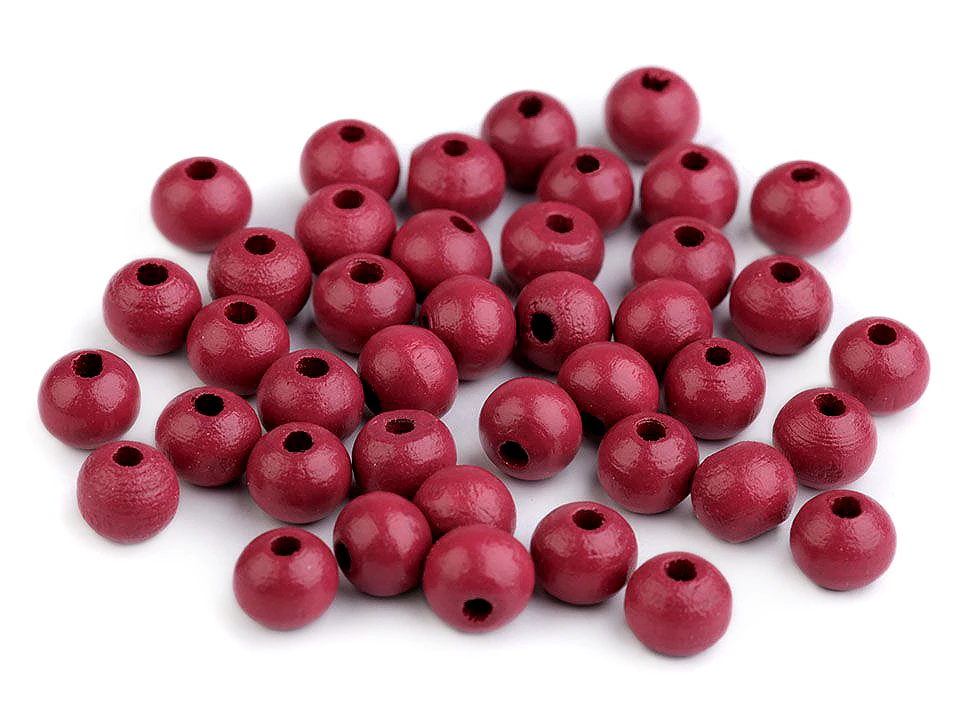 Perle/margele acrilice/lemn - margele-lemn-color-10mm-8gr-200896