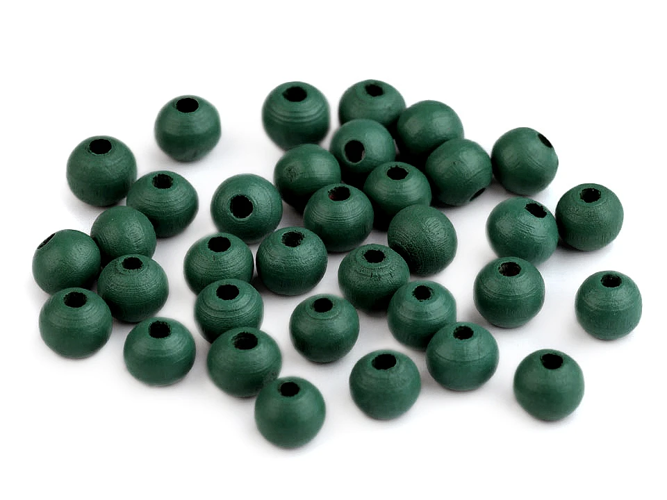 Bile, cercuri, prinsori - margele-lemn-color-10mm-8gr-200896