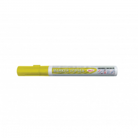 Vopsea sticla si portelan - marker-cu-vopsea-daco-mk501-culori-opace
