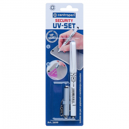 Auxiliare pictura - marker-permanent-uv-cu-lanterna-inclusa-centropen