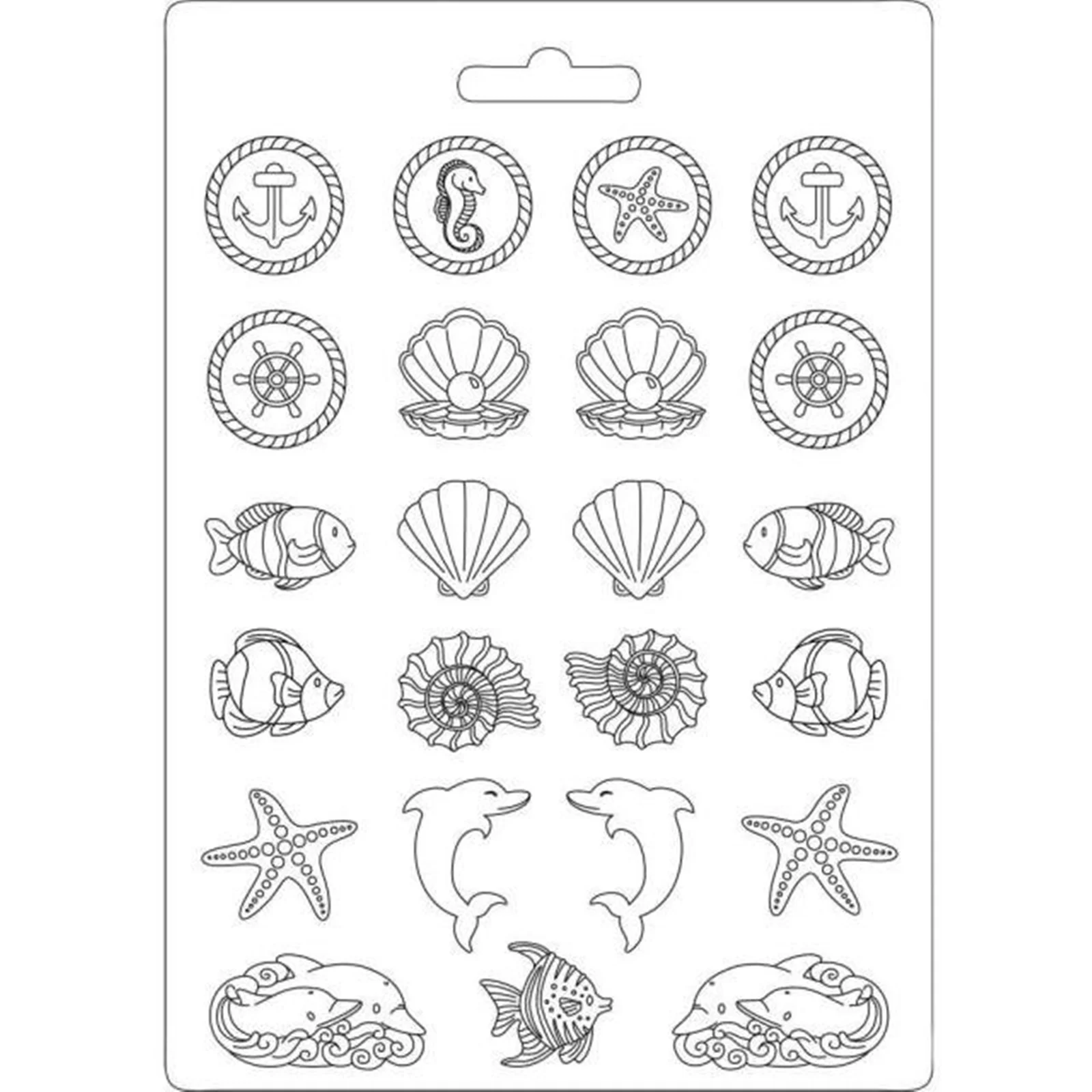 Modele marine - matrita-pentru-turnat-stamperia-k3pta443-lumea-oceanelor