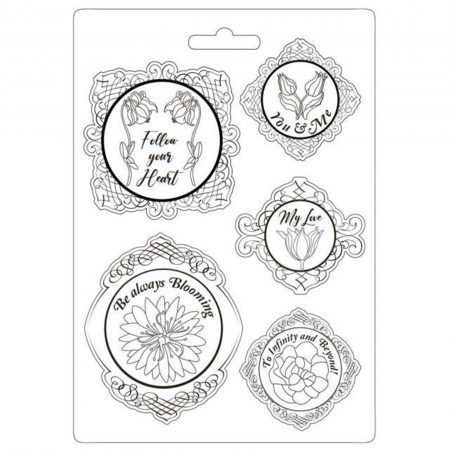 Modelare,Turnare - matrita-pentru-turnat-stamperia-k3pta4529-romantic-garden