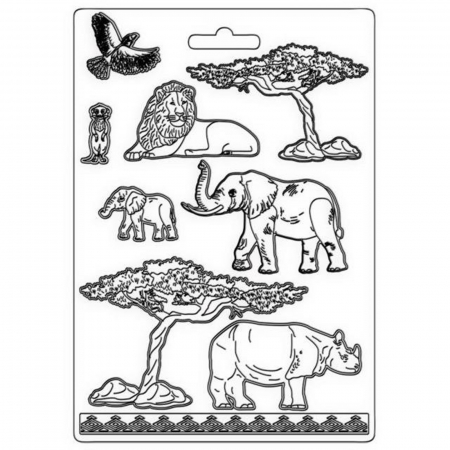 Modelare,Turnare - matrita-pentru-turnat-stamperia-k3pta4535-animalele-savanei