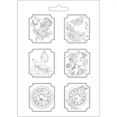 Flori, fructe, legume - matrita-pentru-turnat-stamperia-k3pta465-casa-cu-trandafiri