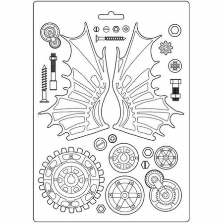 Modelare,Turnare - matrita-pentru-turnat-stamperia-k3pta482-steampunk