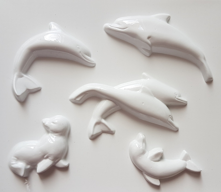 Modele marine - matrita-pentru-turnat-ipsos-modele-marine-delfini-foca