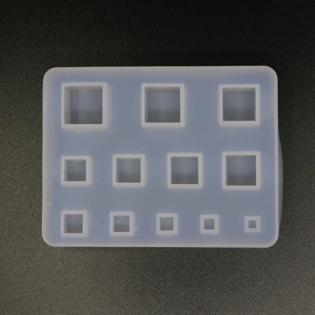 Mulaje din silicon - matrita-silicon-pentru-rasina-cabochoane-patrate