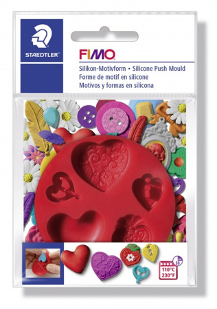 Mulaj din silicon FIMO Inimi [1]
