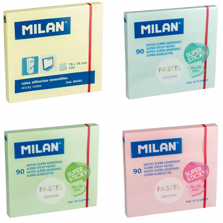 Abtibild cu mesaje - notes-adeziv-76-x-76-mm-90-file-culori-pastel