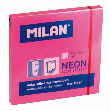 Abtibild cu mesaje - notes-autoadeziv-76-x-76-mm-100-file-culori-neon