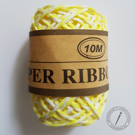 Snur/sfoara/fir - snur-rasucit-din-hartie-2mm-bicolor-10m