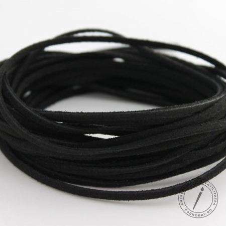 Snur/sfoara/fir - snur-imitatie-piele-intoarsa-faux-suede-3mm
