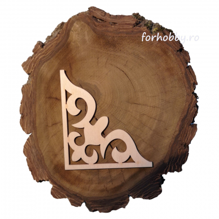 Ornamente - ornament-lemn-colt-decorativ-10x8-5cm-cutcat-2