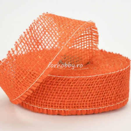 Panglici decor - panglica-iuta-5cm-colorata