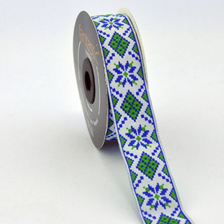 Outlet - panglica-jacquard-25mm-motiv-traditional-fantastic-kurdele