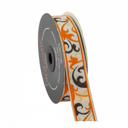 Panglici decor - panglica-jacquard-34mm-model-decorativ-fantastic-kurdele