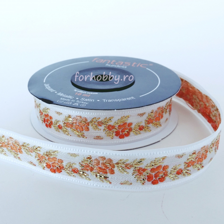 Outlet - panglica-jacquard-16mm-model-floral-fantastic-kurdele