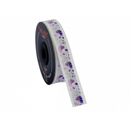 Panglici decor - panglica-jacquard-16mm-model-floral-fantastic-kurdele