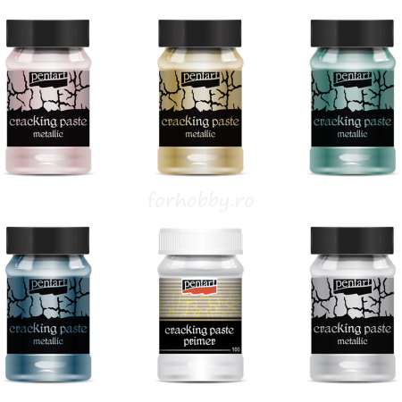 Auritura - pasta-cu-efect-de-crapare-culori-metalice-100ml-pentart