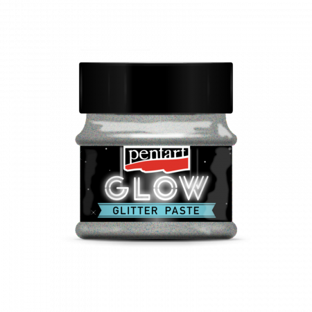 Paste structura - pasta-gliterata-glow-50ml-pentart