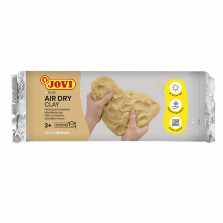 Praf / Pasta modelaj/Plastilina - pasta-modelaj-cu-uscare-la-aer-jovi-ocru-250g