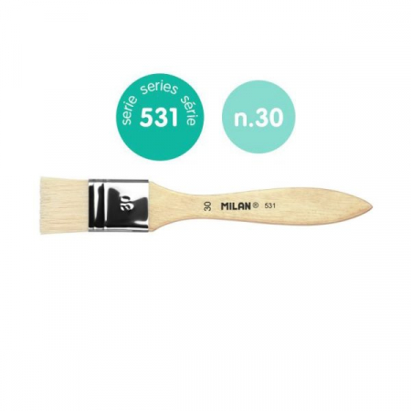 Arta plastica - Pensula tip bidinea Milan 531 marimea 25