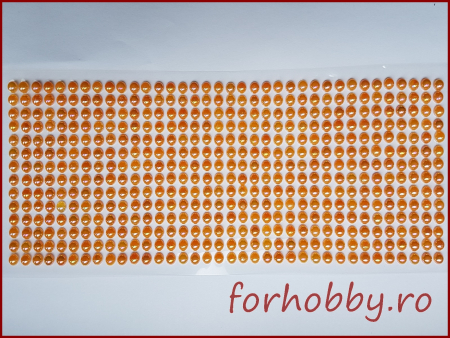 Perle jumatati 6mm - Portocaliu [1]