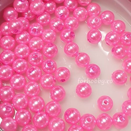 Perle/margele acrilice/lemn - margele-acrilice-imitatie-perle-8mm