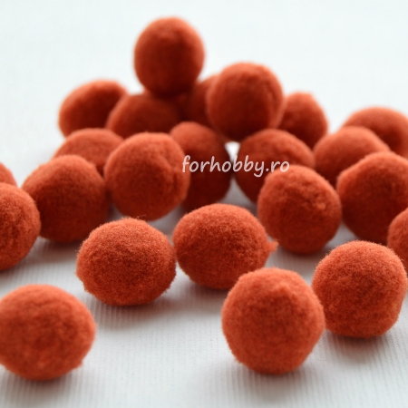 Pom pom - pompoane-plusate-colorate-20mm-25bc