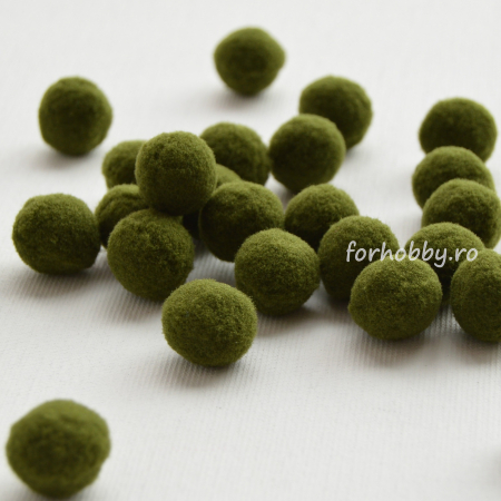 Pom pom - pompoane-plusate-colorate-20mm-25bc