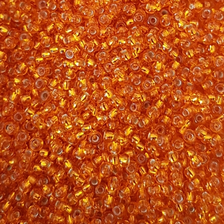 Margele nisip Preciosa Ornela 10/0 - Portocaliu miez argintiu  97000 [0]