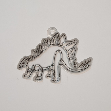 Hobby - sablon-din-plastic-de-colorat-vitraliu-dinosaur-stegosaurus-8x5.4cm