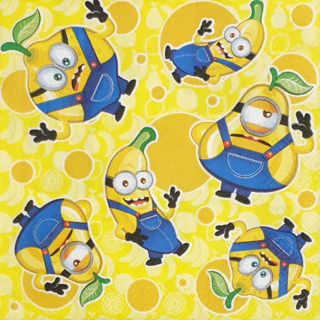 Decor - servetel-decorativ-pentru-decoupage-33x33cm-minions