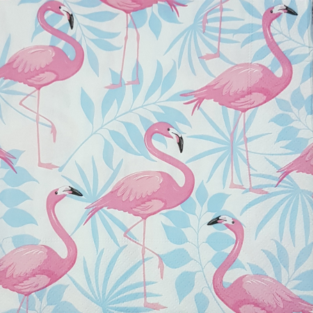 Animale - servetel-decorativ-pentru-decoupage-33x33cm-flamingo