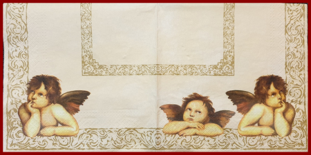 Craciun, Pasti - servetel-decorativ-inger-6