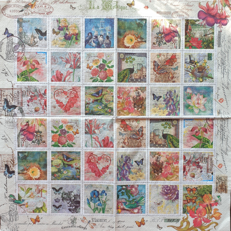 Servetel decorativ Timbre [0]