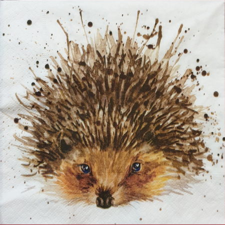 Animale - servetel-decorativ-pentru-decoupage-33x33cm-arici