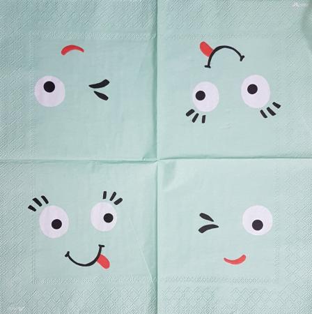 servetel-decorativ-pentru-decoupage-33x33cm-emoji [2]