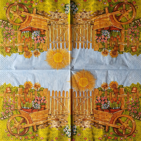 Servetele - servetel-pentru-decoupage-33x33cm-garden