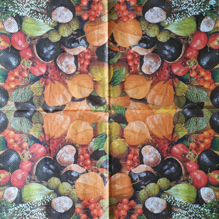 Florale, peisaje - servetel-pentru-tehnica-decoupage-toamna