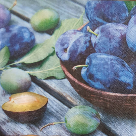 Hartie pentru decupaj - servetel-decorativ-pentru-decoupage-33x33cm-prune