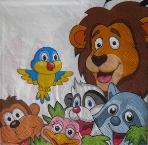 Hartie pentru decupaj - servetel-decorativ-pentru-decoupage-desene-animate