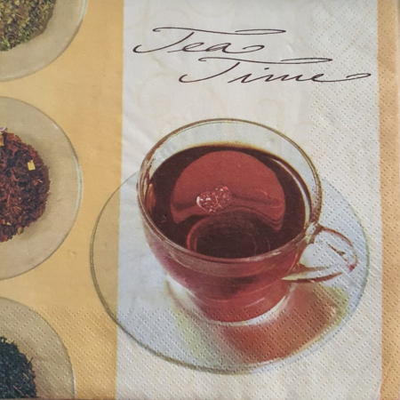 Decor - servetel-decorativ-pentru-decoupage-33x33cm-tea-time