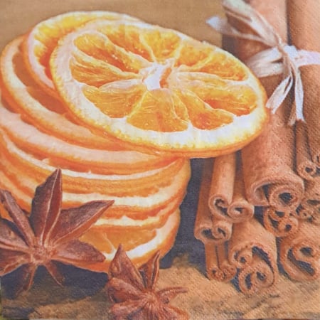 Decor - servetel-pentru-decoupage-33x33cm-portocale-cu-scortisoara