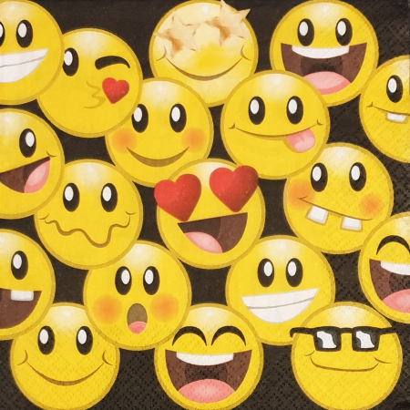 Decor - servetel-pentru-decoupage-33x33cm-smileys