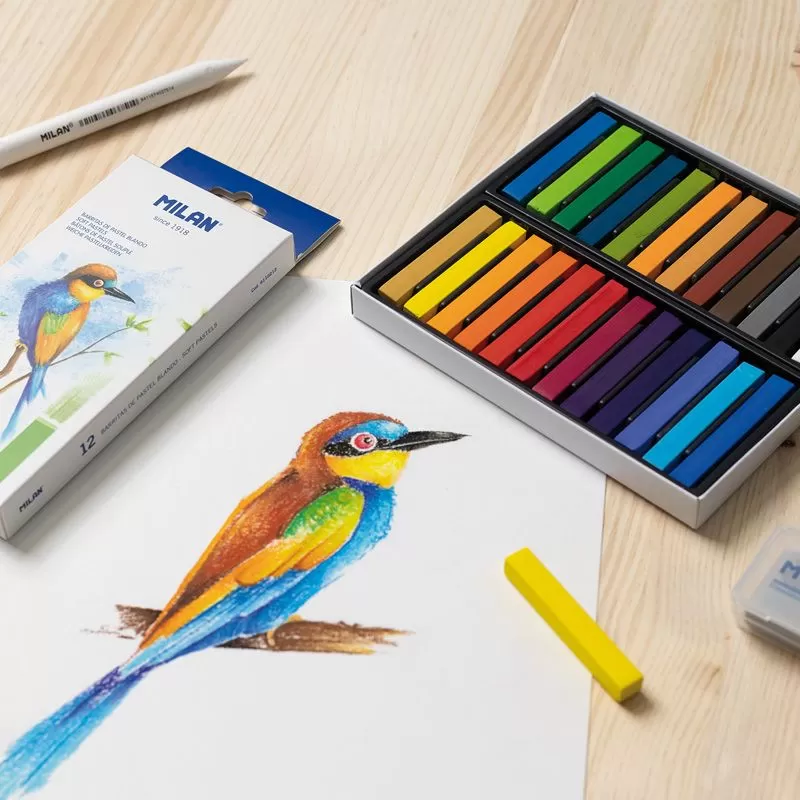 Carbune, pastel - set-pastel-cretat-uscat-milan