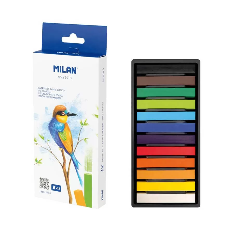 Carbune, pastel - set-pastel-cretat-uscat-milan